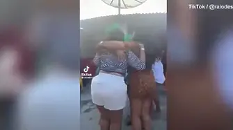 7 жени пропаднаха под земята по време на парти (видео)