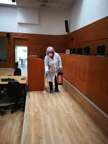 Дезинфекцираха и ОбС на Пловдив, утре съветниците заседават