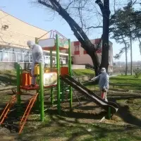 Община Севлиево дезинфекцира съоръжения и обществени места с по-голяма концентрация на хора