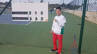 12-годишният Мартин Бонев шампион на двойки в тенис турнира „Мастърс Киндер + 2021“  