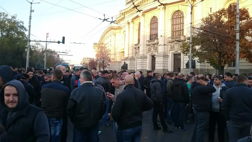 Полицейски протести в столицата и в страната