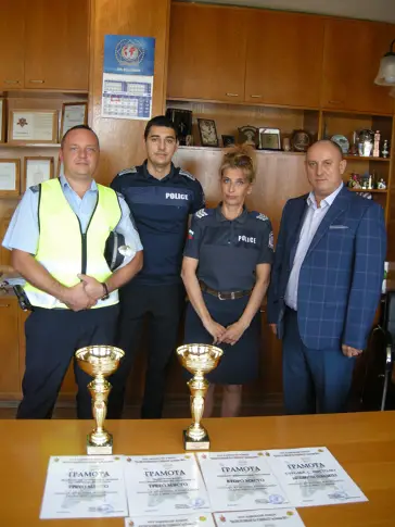 Победа Карарадева е победител в стрелбата на конкурса „Пътен полицай на годината”