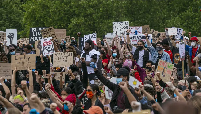 Протестите в Лондон от първо лице