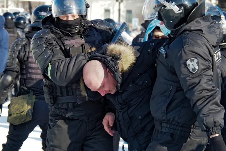 Масови протести в Русия в подкрепа на Алексей Навални