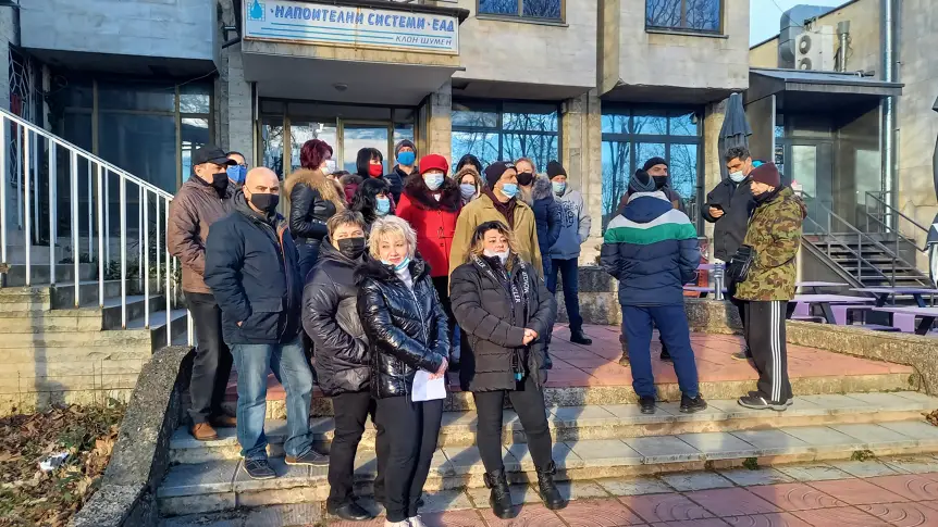 Протест заради смяна на директора на "Напоителни системи"-Шумен