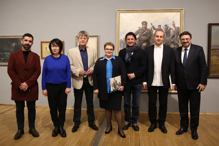 Кметът Петър Паунов участва в откриването на изложба посветена на Майстора в София