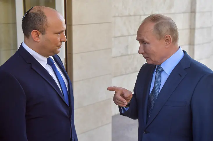 Путин обсъди с израелския премиер войната в Украйна