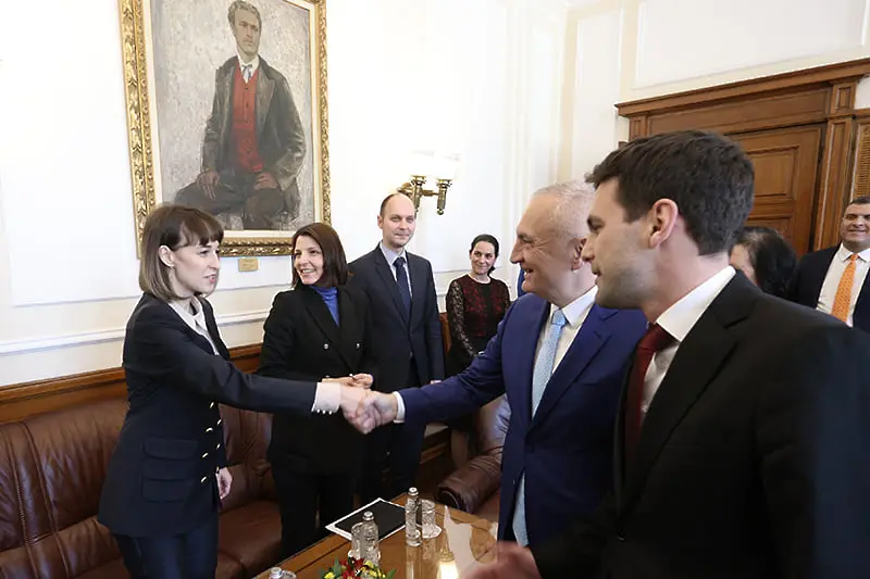 Президентът на Албания Илир Мета се срещна с Комисията по външна политика-в състава й е врачанският депутат Деница Симеонова