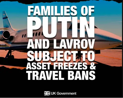 Великобритания разширява санкциите срещу дъщерите на Путин и Лавров
