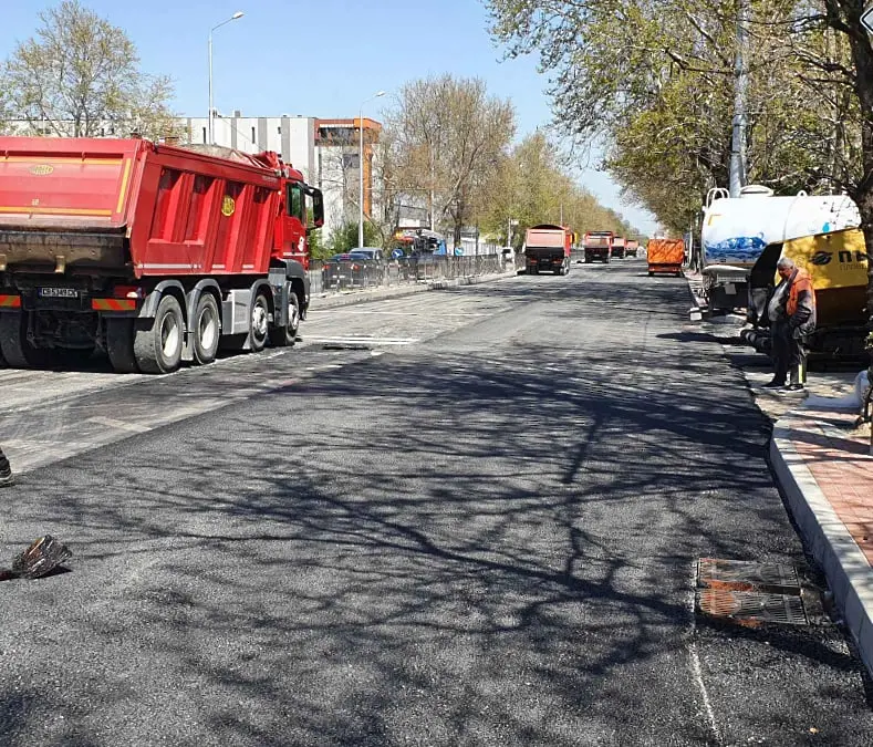 До седмица пускат за движение преасфалтираната отсечка от Кукленско шосе