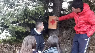 Ученици от Чепеларе поставиха горски аптечки за туристи в гората 
