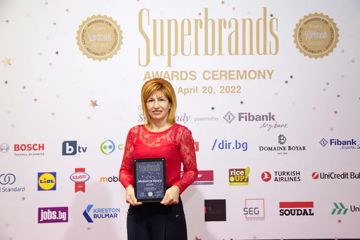 Майонеза „Краси“ отново с голямо отличие Superbrand - водеща марка на българския пазар