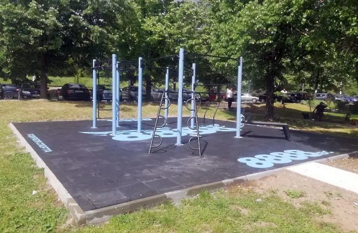 Нова фитнес площадка за жителите на квартал Грамада