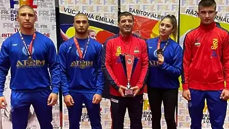 Шест медала донесоха от Румъния бургаските борци