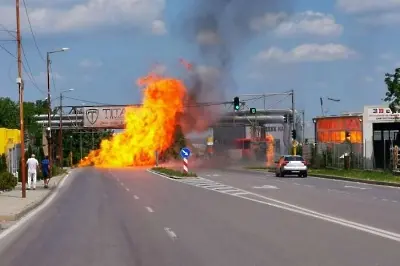Вижте какви са щетите от пожара на избухналия газ във Враца