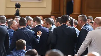 Бой в парламента между депутати на ПП и ДПС (видео)