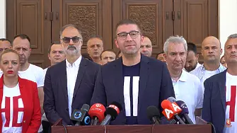 Мицкоски: Нищо не е свършило, депутатите ни няма да подкрепят промени в конституцията