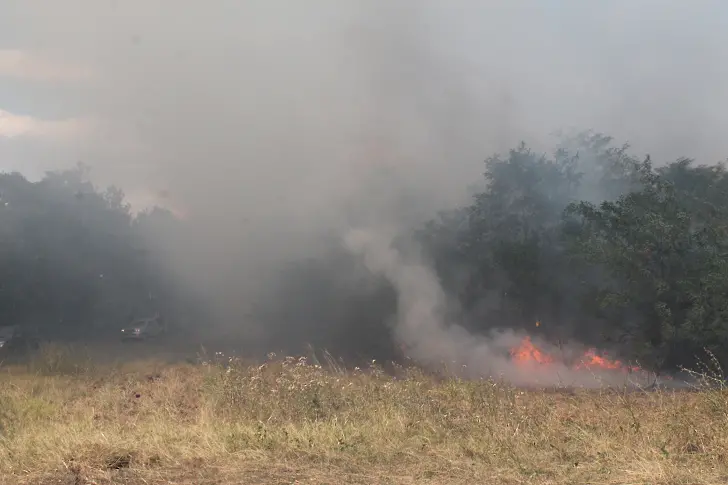 Риск от пожари в област Хасково