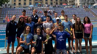 ПСК „Черно море” е комплексен шампион на държавното по плуване при младшата