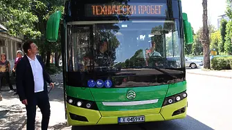 Разписание на първите електобуси в Хасково