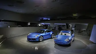 Porsche и Pixar създадоха версия на автомобил, вдъхновен от анимиран герой (видео)