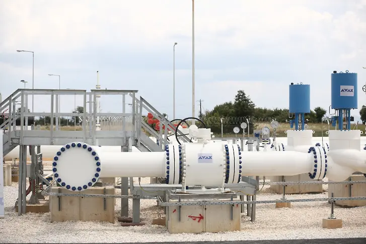 Интерконекторът с Гърция вече е свързан с газопреносната мрежа на България