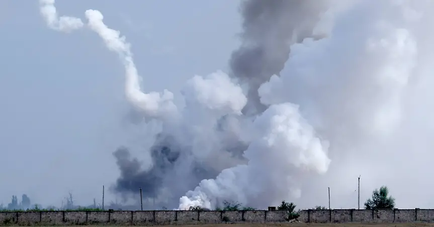 Нови експлозии в Крим: Взривиха склад за боеприпаси (видео)
