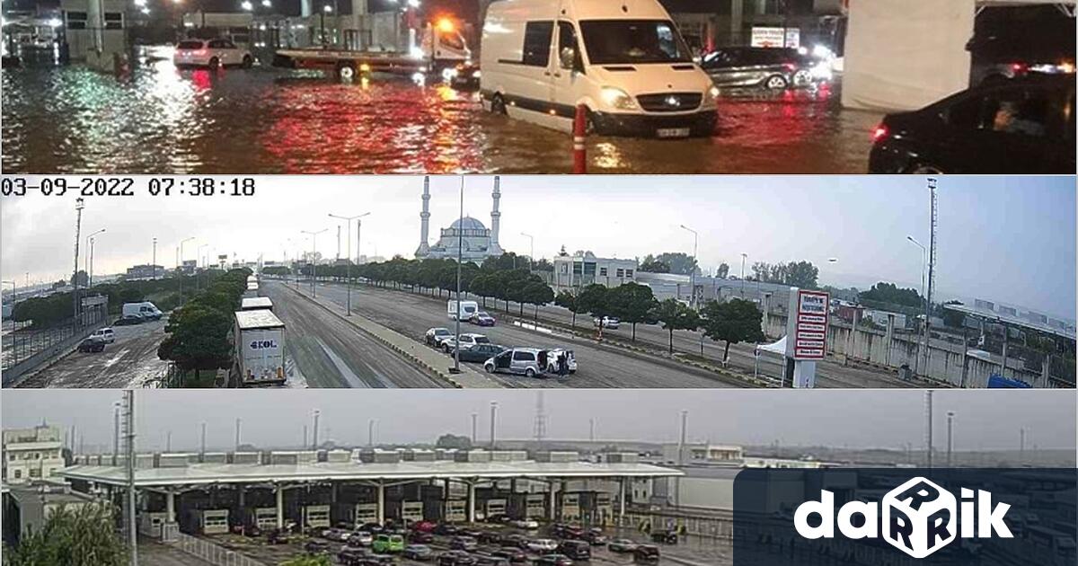 Критична е била през нощта ситуацията на ГКПП Капитан Андреево-Капъкуле“,