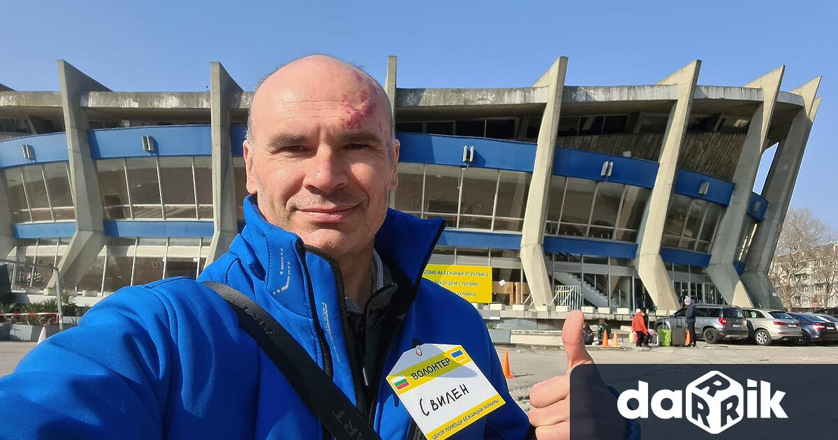 Един от първите доброволци към Центъра за помощ на украински