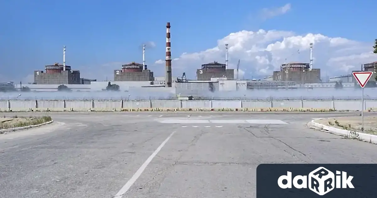 Шести блок на Запорожската атомна електроцентрала, която днес беше обстрелвана
