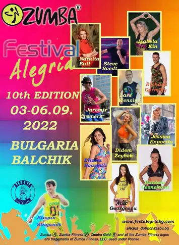 Международен зумба фестивал привлича над 500 почитатели от 15 държави в Балчик