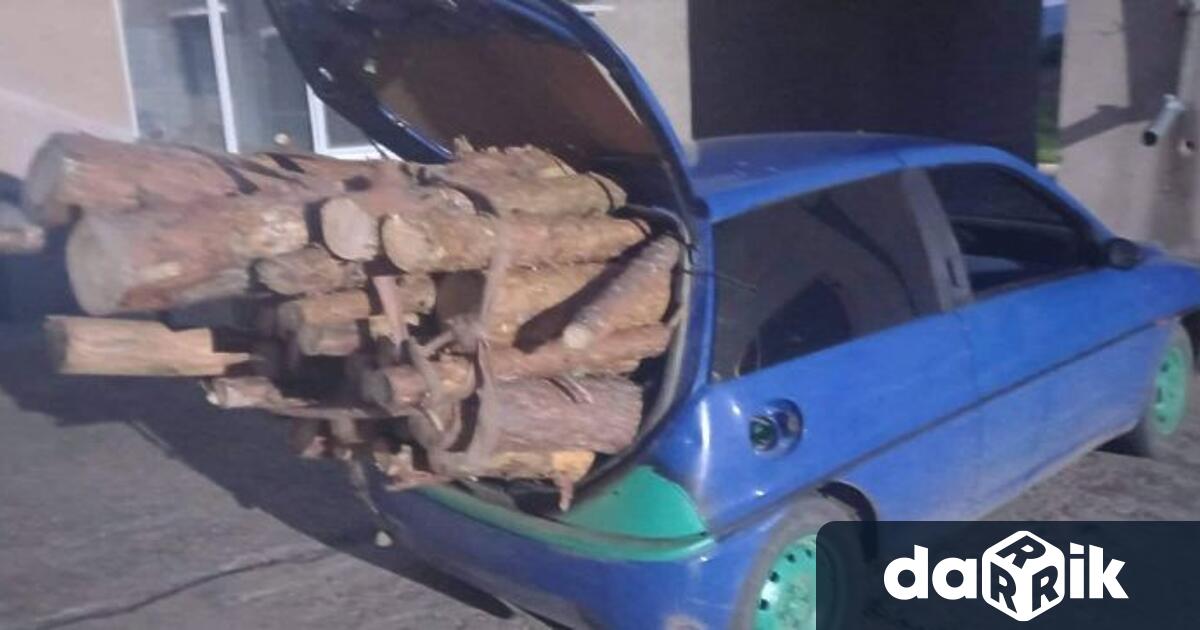 Горски служители от ТП ДГС Дупница“ задържаха автомобил с дърва.