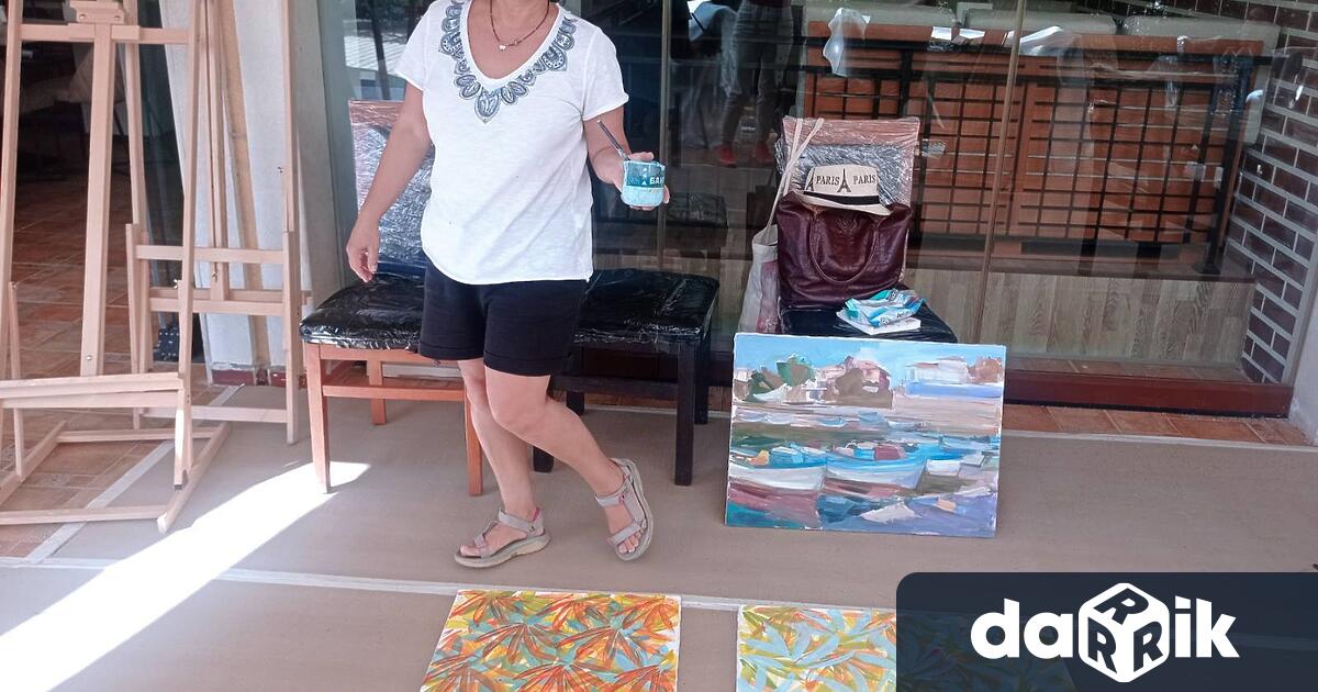 Още като посетих Созопол и видях големите вълни, цветовете на