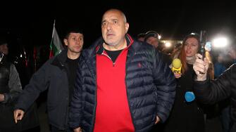 Задържането на лидера на партия ГЕРБ в България Бойко Борисов