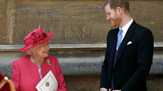 Внукът на кралицата принц Хари почете покойната си баба Елизабет