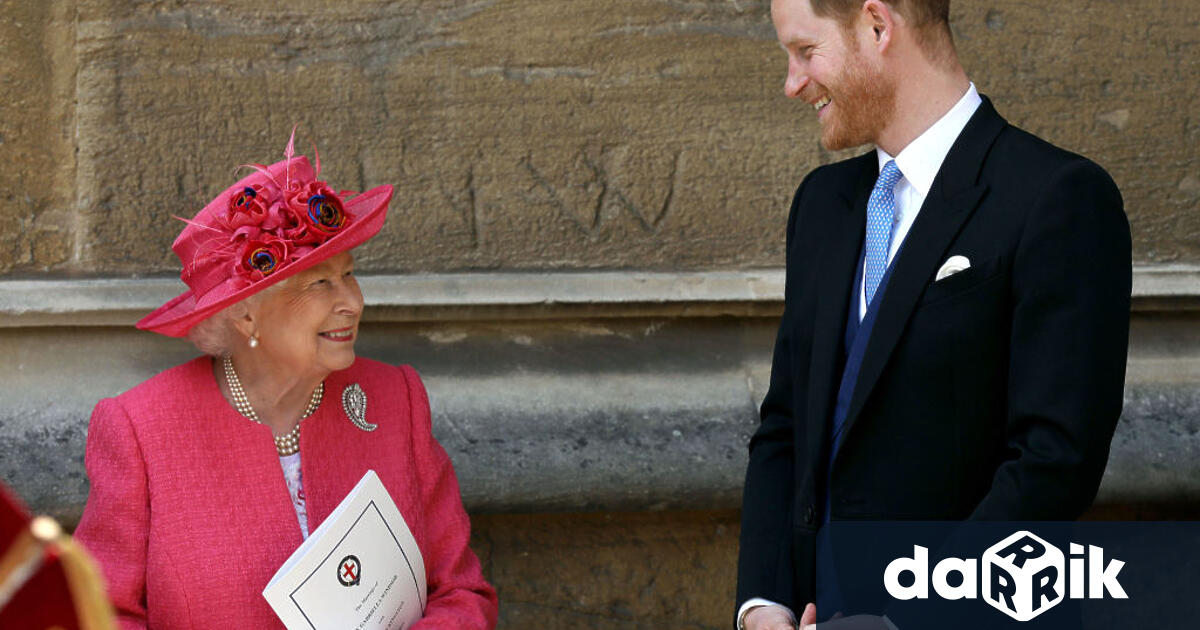 Внукът на кралицата принц Хари почете покойната си баба Елизабет