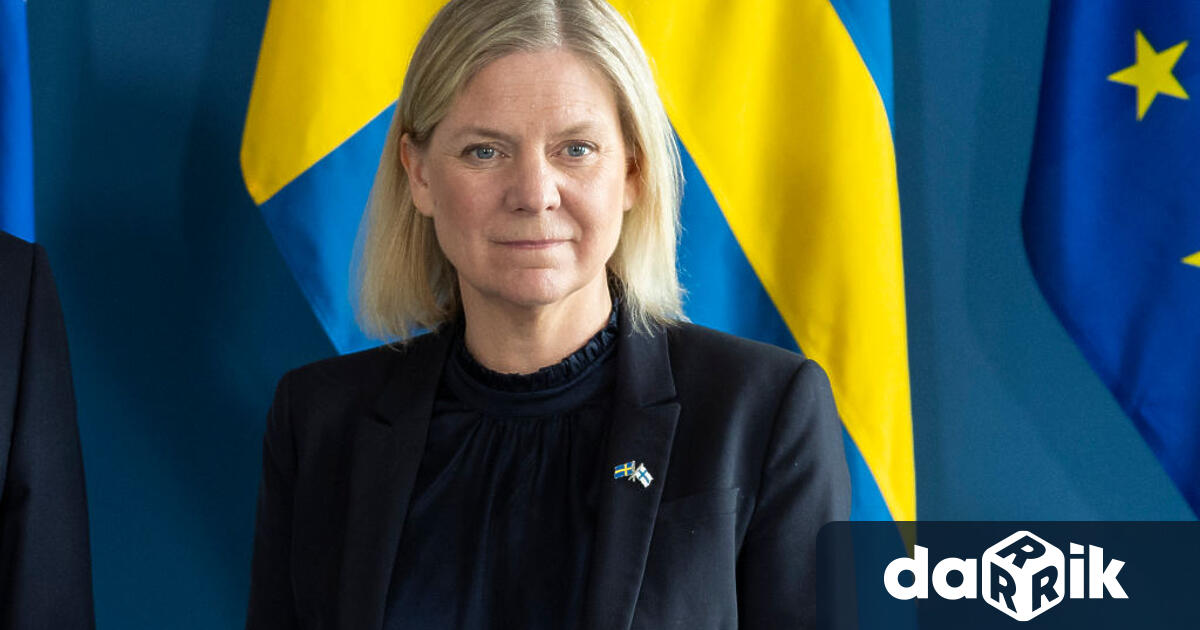 Магдалена Андершон, досегашен премиер на Швеция и лидер на Социалдемократите,