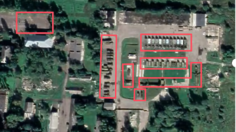 Сателитни изображения показани от Yle показват че Русия е преместила