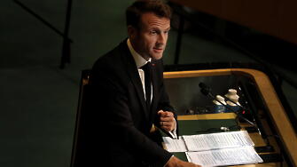 Френският президент Еманюел Макрон заявипред ООН че нахлуването на Русия