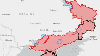 Интерактивна карта показва териториалните битки в Украйна (видео)