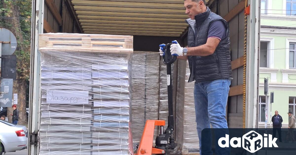 Бюлетините за изборите за народни представители на 2 октомврибяха доставени