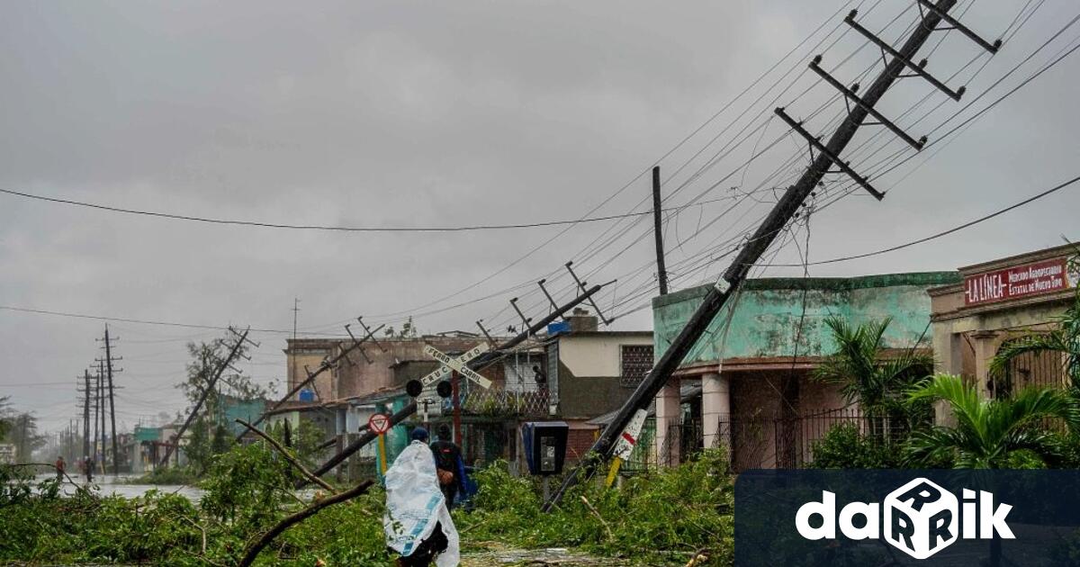 Ураганът Иън прекъсна тока в цяла Куба, оставяйки 11 милиона