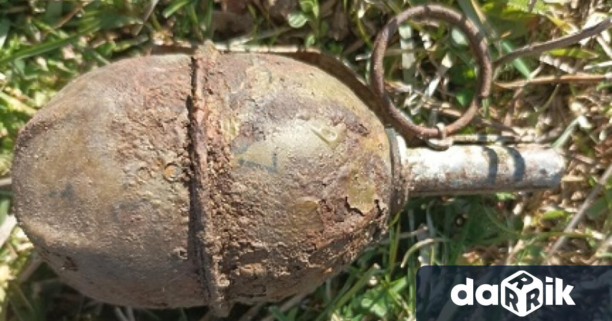 Сигнал за силно корозирал боеприпас е подаден вчера сутринта в