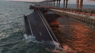 Украйна е виновна за инцидента на Кримския мост в резултат