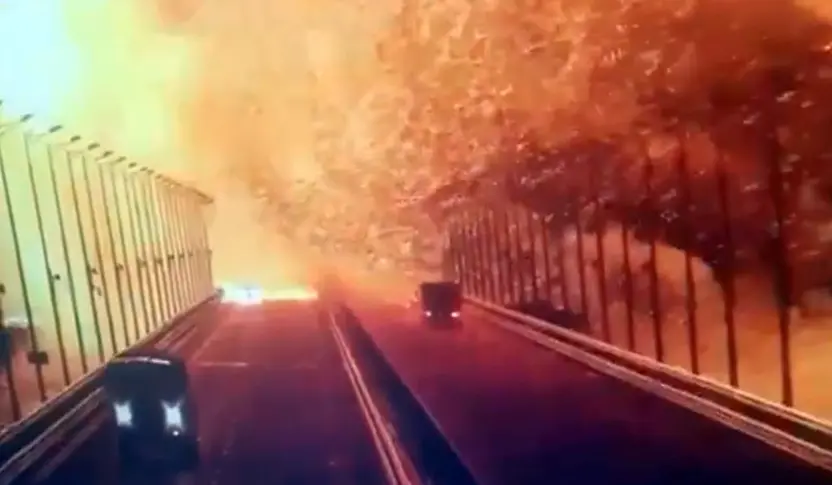 Няма фирма в Русе, свързана с взривения камион на Кримския мост 