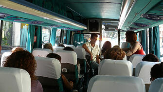 Междуселищните автобусни линии от Общинската транспортна схема обслужващи всички малки