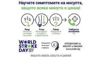 Община Враца се включва в Националната кампания „Научи симптомите на инсулт!“