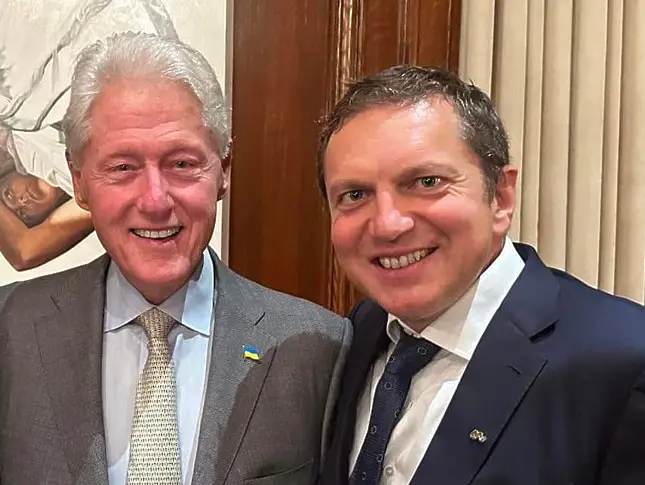 Димитър Цоцорков се срещна с Бил Клинтън