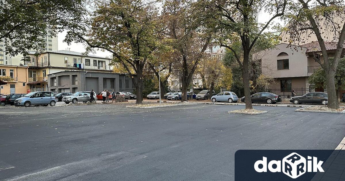 Нов паркинг бе изграден в район Северен“, намиращ се на