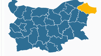 Към 31 декември 2021 г територията на област Добрич изчислена